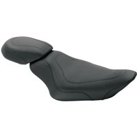 Image of 76568 - Mustang Tripper Synthetic Leather Solo Seat For Harley Davidson XL 1200 C 2004-2020 - Black