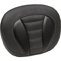 Image of 89015GM - Mustang Deluxe Sissy Bar Pad For Harley Davidson FLHX 1923 2024-2026 - Black/Grey