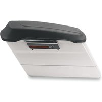 77604 - Mustang Saddlebag Lid Covers For Harley Davidson FLHR 1340 1994-1998 - Black