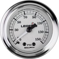 Image of 2212-0485 - Legend Suspension Fairing Mounted LED Backlit PSI Gauge For Harley Davidson FLHT 1450 1999-2003