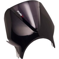 003NF - Puig Black Fairing with Vision Screen For Suzuki 125 XT 1999-2000 - Dark Smoke