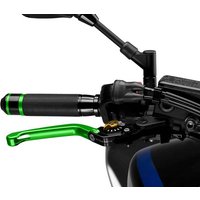 Image of 110VO - Puig Folding V3 Brake Lever For Ducati 1098 2007-2008 - Green With Gold Selector