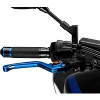 120AT - Puig Fixed V3 Brake Lever For Ducati 1098 2007-2008 - Blue With Orange Selector