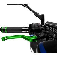120VA - Puig Fixed V3 Brake Lever For Ducati 1098 2007-2008 - Green With Blue Selector