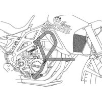 20384N - Puig Engine Guard For Triumph Tiger 900 2020-2023 - Black