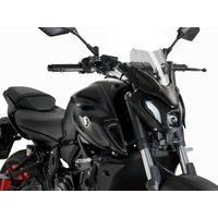 20618H - Puig New Generation Sport Screen For Yamaha MT-07 2021-2024 - Light Smoke