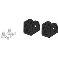 20883N - Puig Pillion Adjustable Footpeg Adaptors For Suzuki GSX 8R 2024-2025 - Black