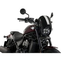 Image of 21090J - Puig Anarchy Semi Fairing For Honda CL500 2023-2025 - Matt Black