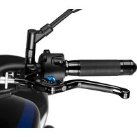 210NA - Puig Folding V3 Clutch Lever For Ducati 1098 2007-2008 - Black With Blue Selector