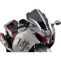 Image of 21138H - Puig Z-Racing Screen For Suzuki GSX R 1300 Hayabusa 2021-2025 - Light Smoke