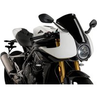 21262N - Puig R-Racer Screen For Triumph Speed Triple 1200 RR 2022-2025 - Black