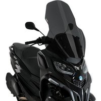 21374F - Puig V-Tech Line Touring Screen For Piaggio MP3 400 2022-2025 - Dark Smoke