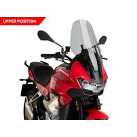 Image of 21484H - Puig Touring Screen For Moto Guzzi Stelvio 2024-2025 - Light Smoke