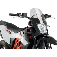Image of 3586H - Puig New Generation Sport Screen For KTM 690 Enduro R 2019-2024 - Light Smoke