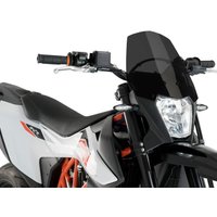 Image of 3586F - Puig New Generation Sport Screen For KTM 690 Enduro R 2019-2024 - Dark Smoke