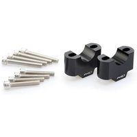 Image of 3741N - Puig 30mm Handlebar Risers For 29mm Bars For KTM 1290 Super Adventure R 2021-2024 - Black