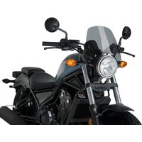 Image of 3829H - Puig New Generation Sport Screen For Honda CMX500 Rebel 2017-2025 - Light Smoke