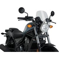 Image of 3829W - Puig New Generation Sport Screen For Honda CMX500 Rebel 2017-2025 - Clear