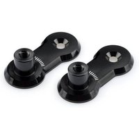 Image of 3839N - Puig Adjustable Footpegs Relocation Adaptor 40mm For KTM 1050 Adventure 2015-2016 - Black