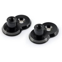 Image of 3838N - Puig Adjustable Footpegs Relocation Adaptor 20mm For KTM 1050 Adventure 2015-2016 - Black