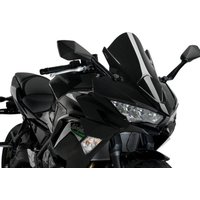 Image of 3881N - Puig Z-Racing Screen For Kawasaki Ninja 650 2020-2025 - Black
