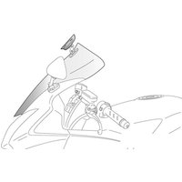 5904H - Puig Touring Screen With Extender For Kawasaki GTR 1400 2007-2014 - Light Smoke