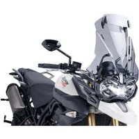 5918H - Puig Touring Screen With Extender For Triumph Tiger 800 2011-2014 - Light Smoke