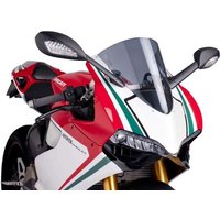 Image of 5990H - Puig R-Racer Screen For Ducati 1199 Panigale 2012-2014 - Light Smoke