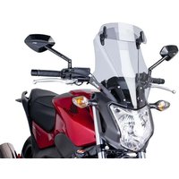 6001H - Puig Touring Screen Plus With Extender For Honda NC700 S 2012-2013 - Light Smoke