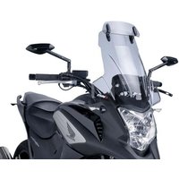 6002W - Puig Touring Screen With Extender For Honda NC700 X 2012-2013 - Clear