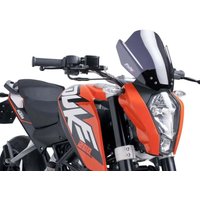 6275F - Puig New Generation Sport Screen For KTM 125 Duke 2011-2016 - Dark Smoke