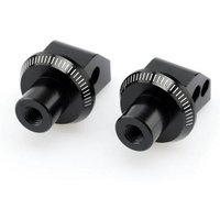 6343N - Puig Pillion Footpeg Adaptors For Honda CB1000 R Neo Sports Cafe 2018-2025 - Black