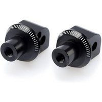 Image of 6355N - Puig Pillion Footpeg Adaptors For Yamaha TMax 500 2008-2012 - Black