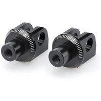 6450N - Puig Footpeg Adaptors For Kawasaki Ninja 1000 SX 2020-2024 - Black