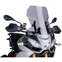 Image of 6484H - Puig Touring Screen For Aprilia Caponord 1200 2013-2017 - Light Smoke