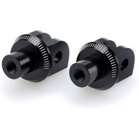 6797N - Puig Footpeg Adaptors For Triumph Bonneville Bobber 2017-2025 - Black