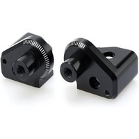 7282N - Puig Footpeg Adaptors For Yamaha XT 660 Z Tenere 2008-2016 - Black