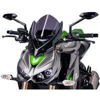 7514F - Puig New Generation Touring Screen For Kawasaki Z1000 2014-2020 - Dark Smoke