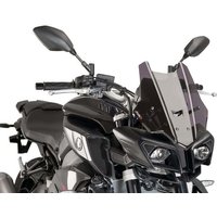 8917F - Puig Touring Screen For Yamaha MT-10 2016-2021 - Dark Smoke