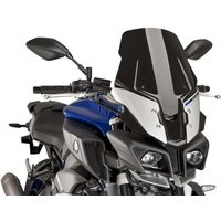 8918N - Puig Touring Plus Screen For Yamaha MT-10 2016-2021 - Black