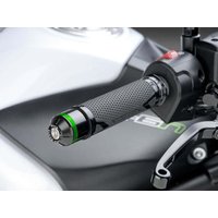 Image of 9209N - Puig Short Bar End Weights With Coloured Rim For Yamaha MT-07 Tracer 2016-2017 - Black