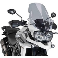 9613H - Puig Touring Screen For Triumph Tiger 1200 Alpine Edition 2020-2021 - Light Smoke