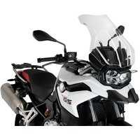 Image of 9770W - Puig Touring Plus Screen For BMW F750 GS 2018-2024 - Clear