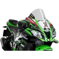 Image of 9849W - Puig R-Racer Screen For Kawasaki ZX-10R 2016-2020 - Clear