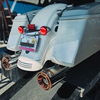 Image of 500-1112 - Rinehart 4.5" HP45 XL Silencers for HD For Harley Davidson FLH 1868 2021