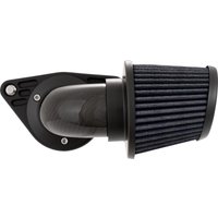 Image of 40053 - Vance & Hines VO2 Falcon Air Intake For Harley Davidson FLD 1690 2012-2013 - Black/Carbon Fibre Weave
