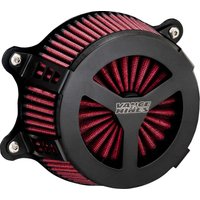Image of 41456 - Vance & Hines V02 Radiant III Air Intake For Harley Davidson FLD 1690 2012-2013 - Black/Ceramic