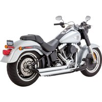 Image of 17339 - Vance & Hines Big Shots Staggered 2-into-2 Exhaust System For Harley Davidson FLS 1690 2012-2016 - Chrome