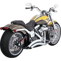Image of 26365 - Vance & Hines Big Radius Exhaust System For Harley Davidson FXSB 1690 2013 - Chrome
