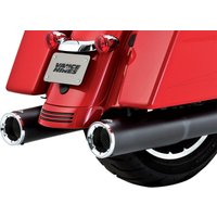 46463 - Vance & Hines Hi-Output Silencers For Harley Davidson FLH 1868 2021 - Black